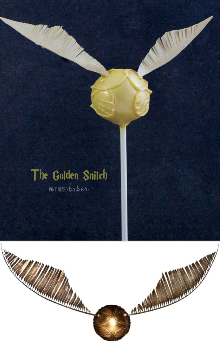 Golden Snitch Cake Pop Tutorial • Pint Sized Baker